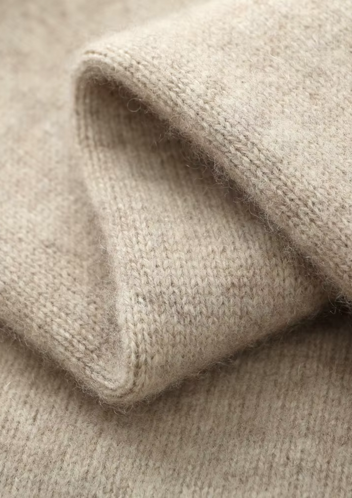 Ensemble en Maille Homme – Cardigan Zippé à Col Montant & Pantalon Fus