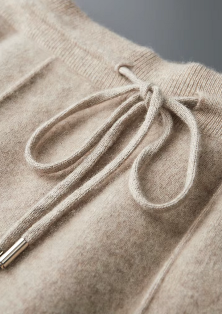 Ensemble en Maille Homme – Cardigan Zippé à Col Montant & Pantalon Fus