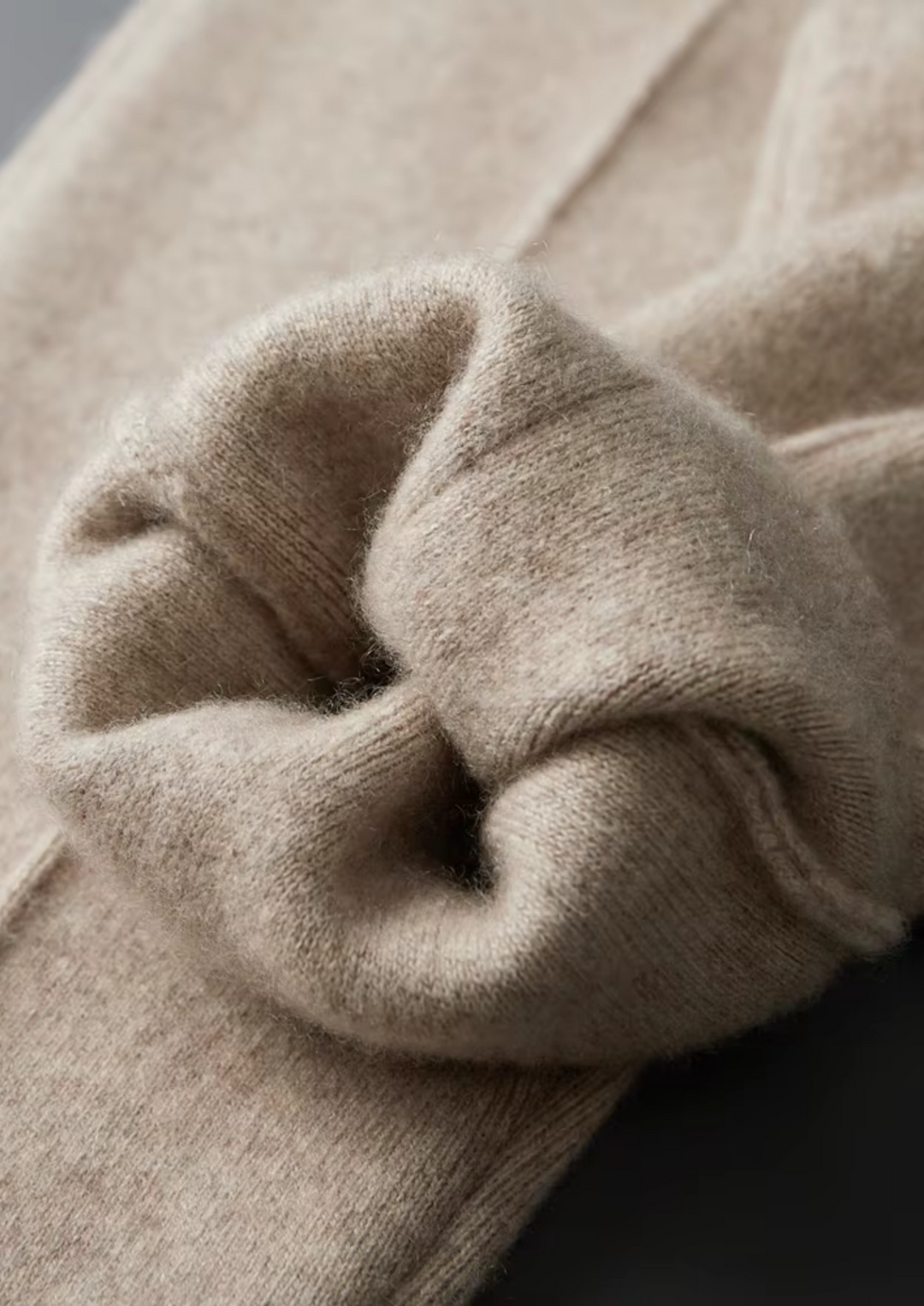 Ensemble en Maille Homme – Cardigan Zippé à Col Montant & Pantalon Fus