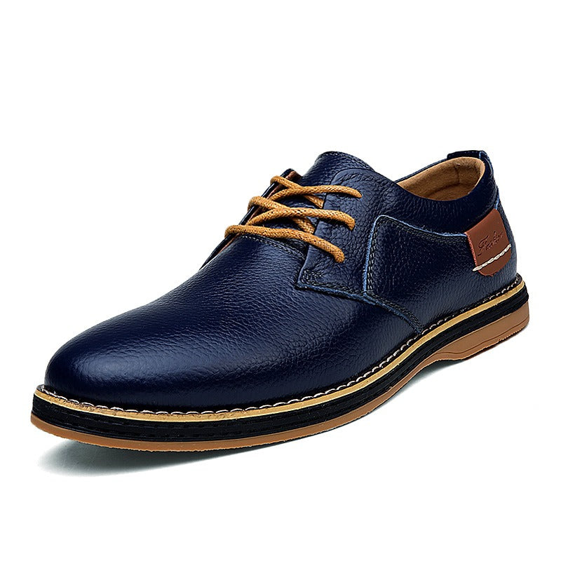 Chaussures Invités À Un Mariage Décontractées À Bout Rapporté Pour Hommes | À Lacets