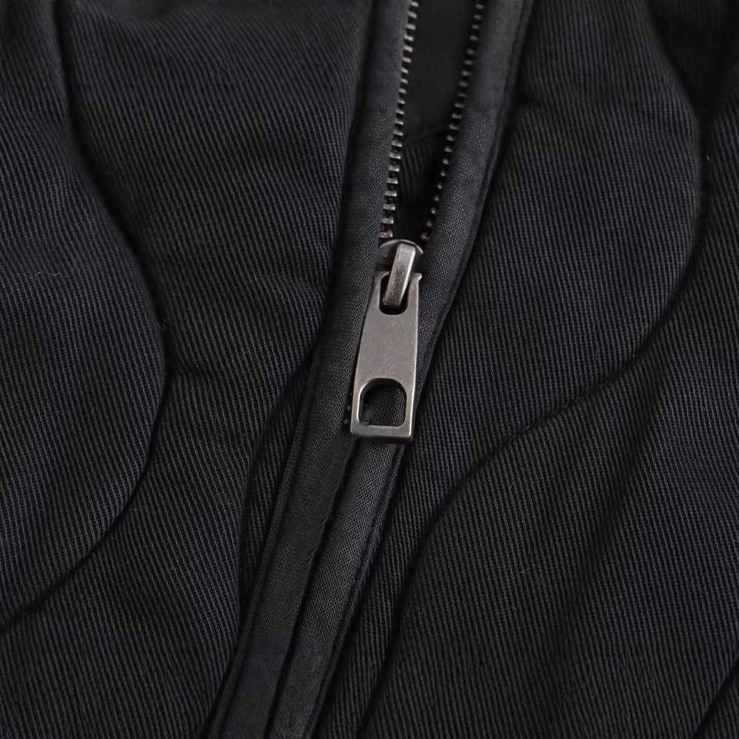 Veste Matelassée Femme Légère Col Montant Poches Plaquées