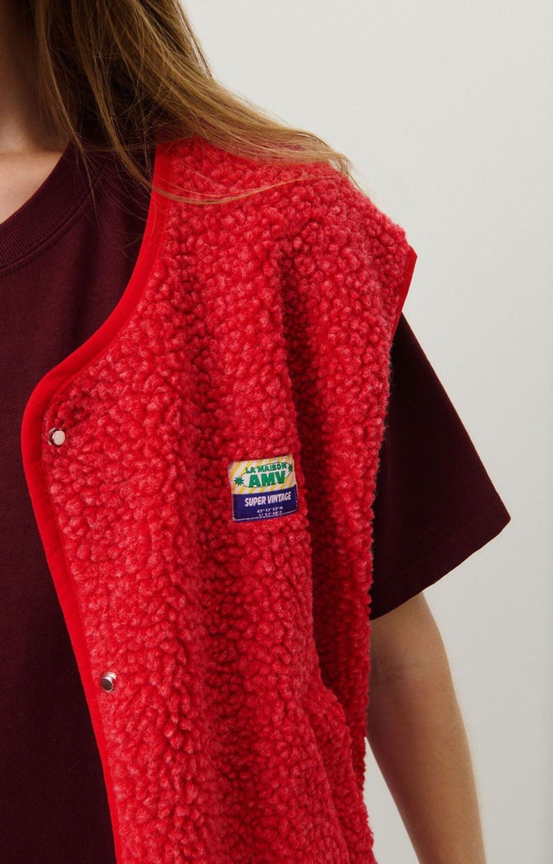 Gilet Femme en Laine d’Agneau Boutonné
