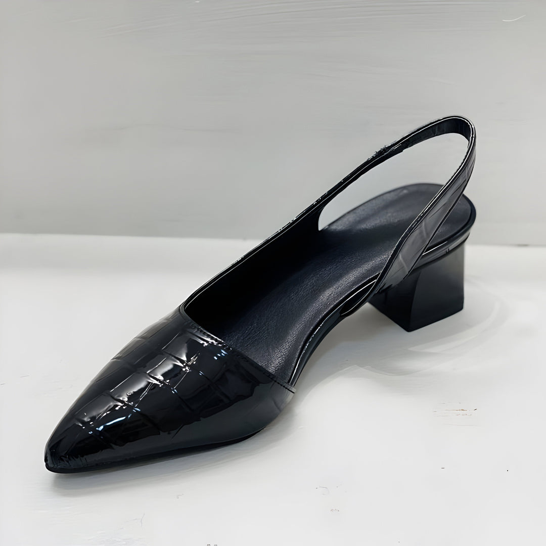 Chaussures à Talons Femme à Bout Large