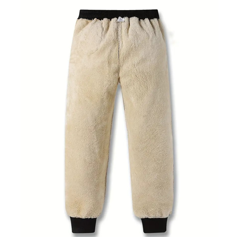 Jogger Homme Thermique Doublé Polaire avec Cordon