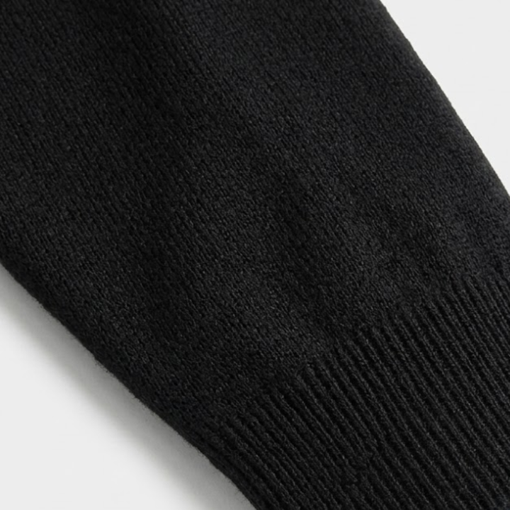 Herrenstrickjacke aus Wollmischung mit Hemdkragen, Knöpfen und langen Ärmeln