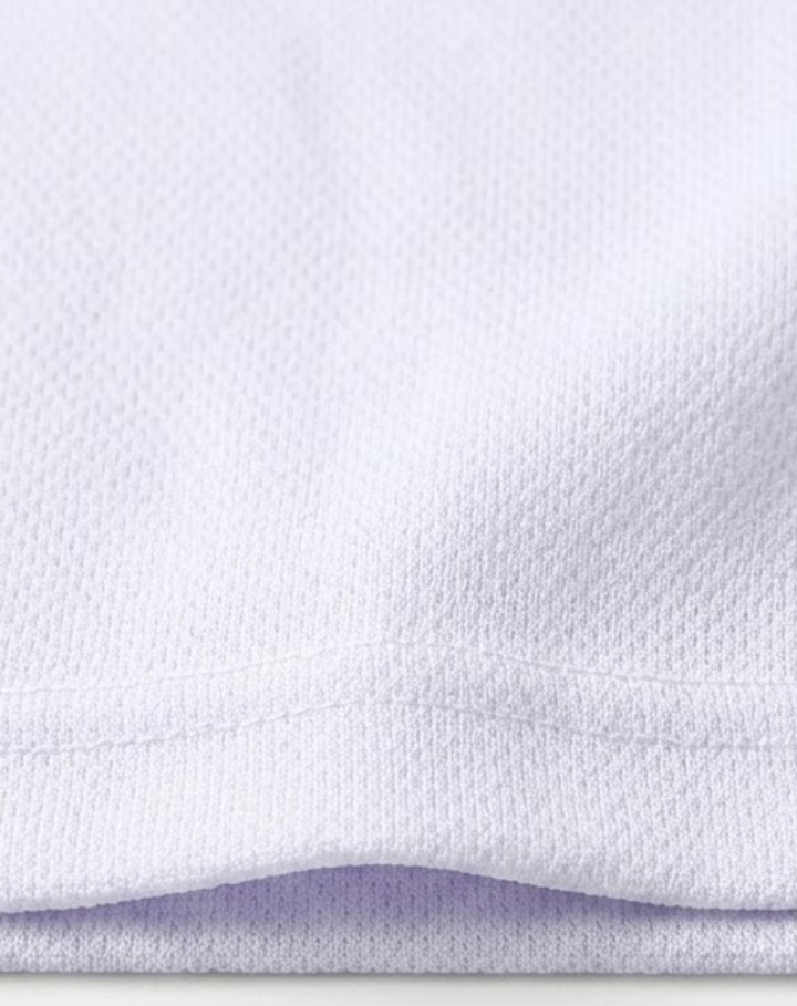 Langarm-Poloshirt für Herren aus Stretch-Strick mit Knopfleiste