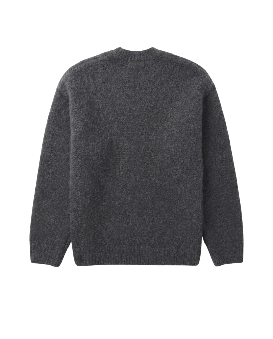 Pull Homme Col Rond en Maille Texturée avec Bordures Côtelées