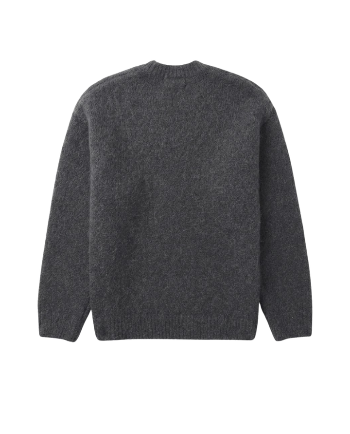 Pull Homme Col Rond en Maille Texturée avec Bordures Côtelées
