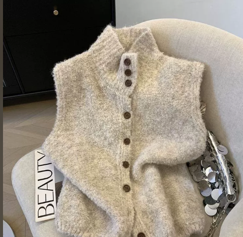 Stacy | Gilet en Tricot Sans Manches Sophistiqué