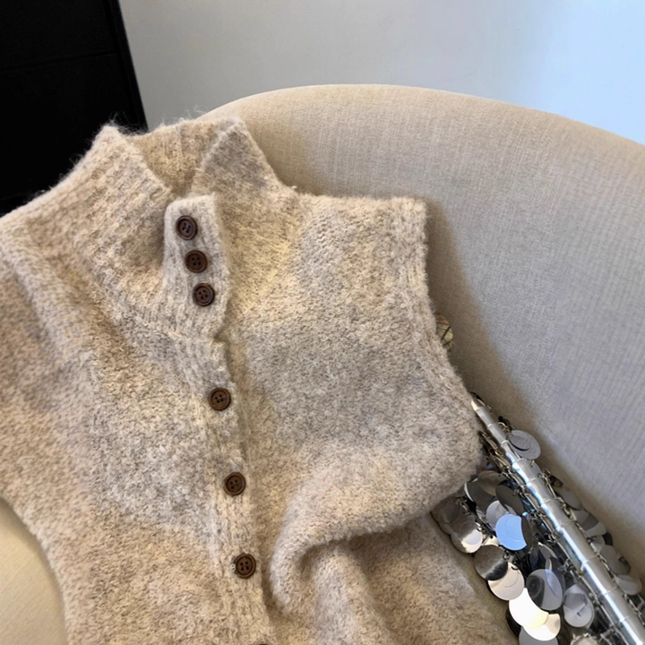 Stacy | Gilet en Tricot Sans Manches Sophistiqué