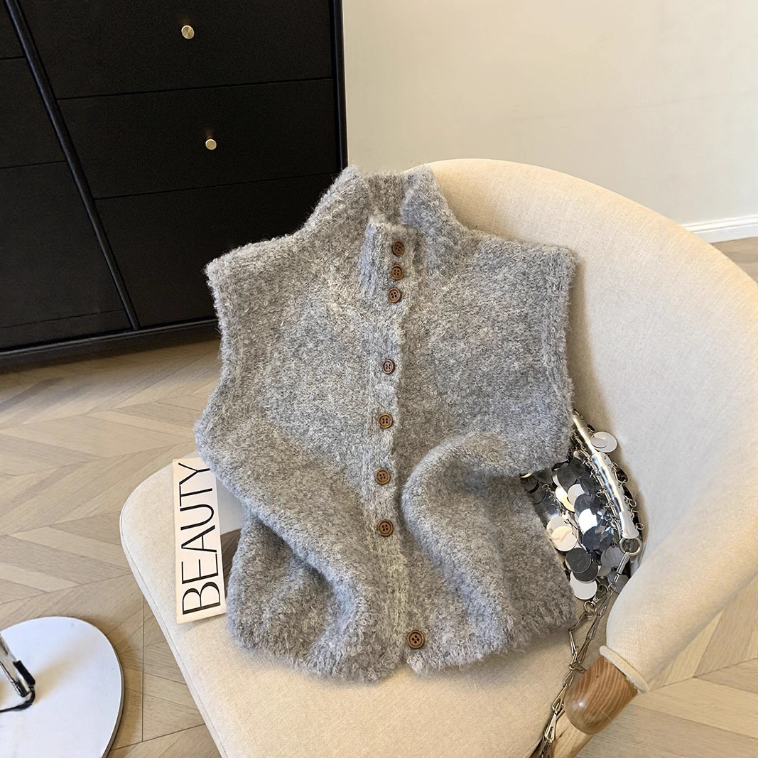 Stacy | Gilet en Tricot Sans Manches Sophistiqué
