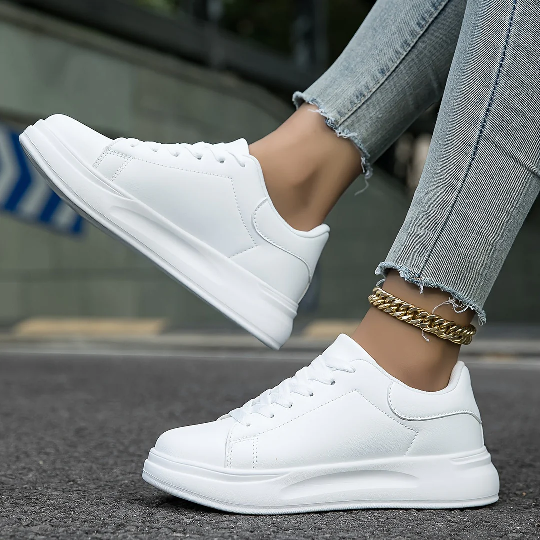 Baskets Décontractées à Lacets avec Semelle Amortissante
