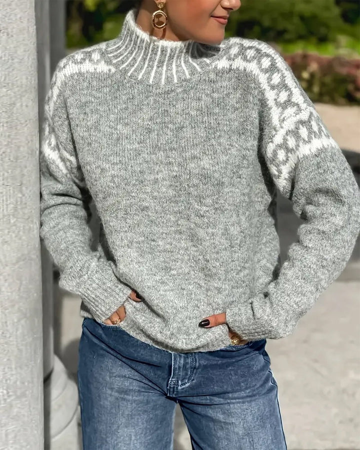Beau | Pull femme en maille gaufrée double