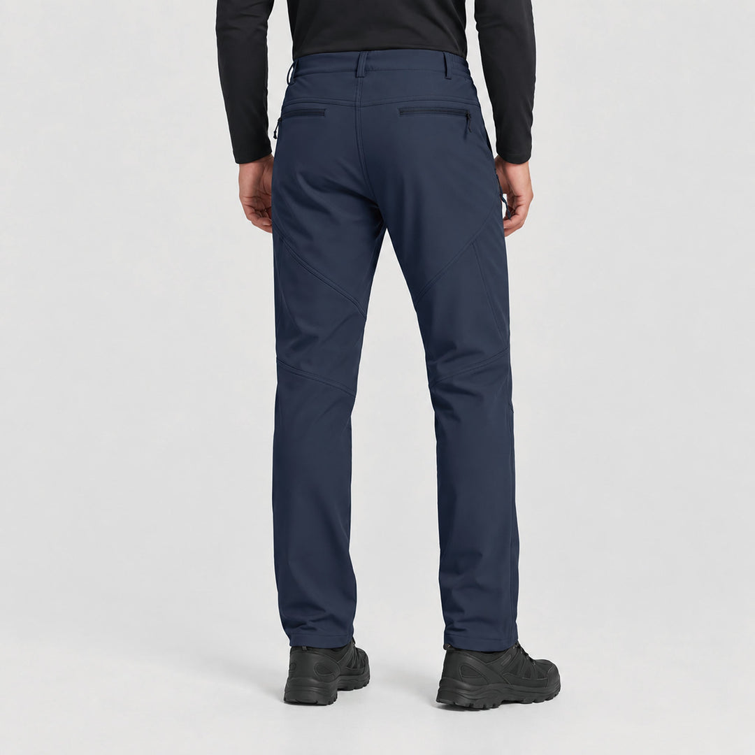 Men's Waterproof Softshell Pants with Fleece Lining