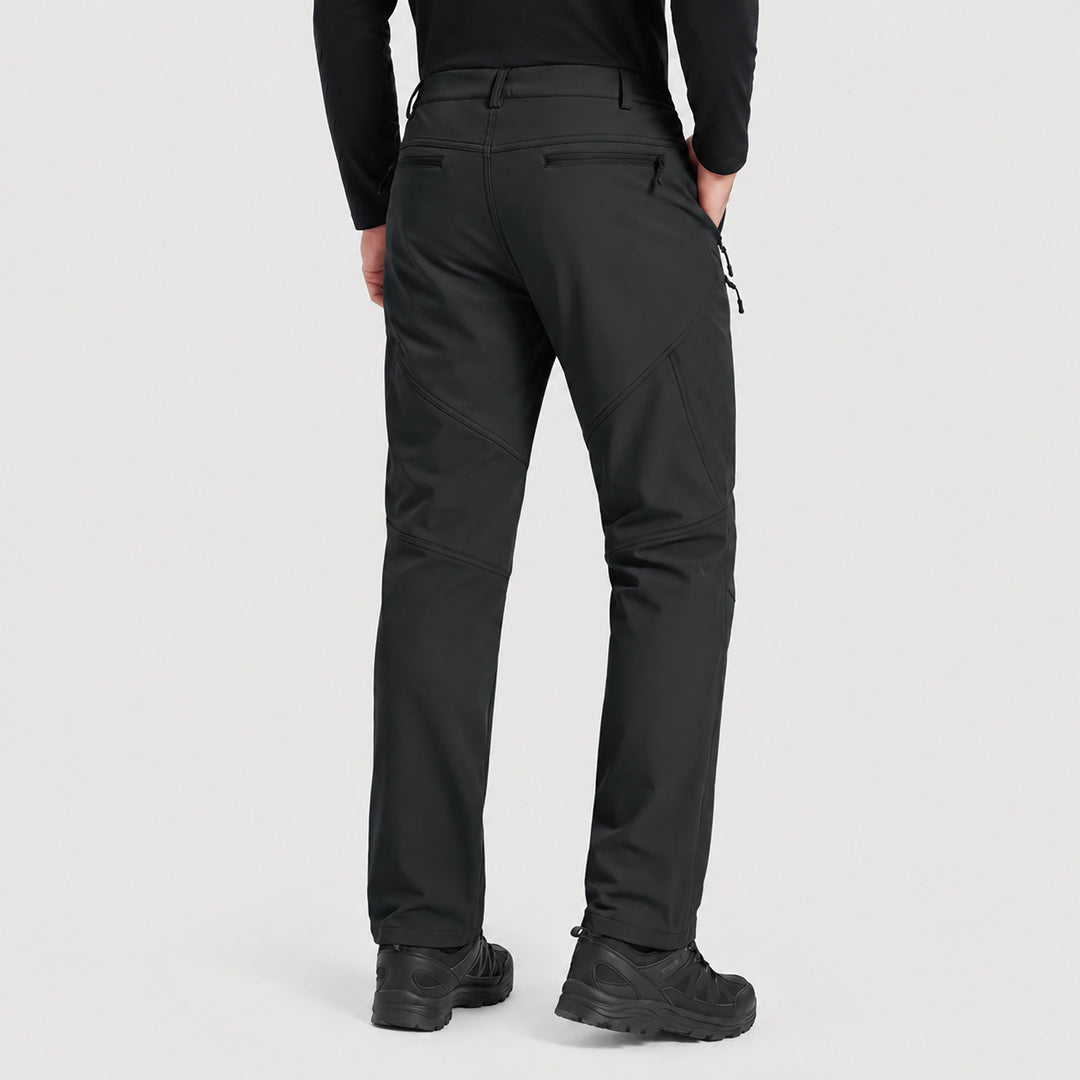 Men's Waterproof Softshell Pants with Fleece Lining