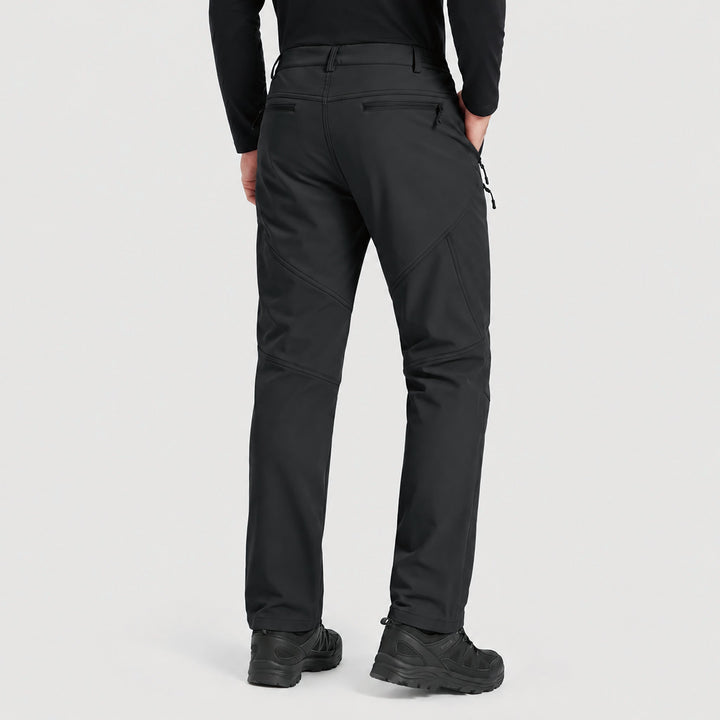 Men's Waterproof Softshell Pants with Fleece Lining