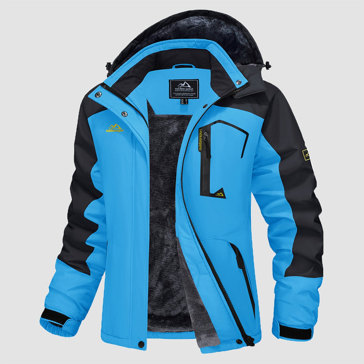 Waterdichte dames-ski-jas met fleecevoering