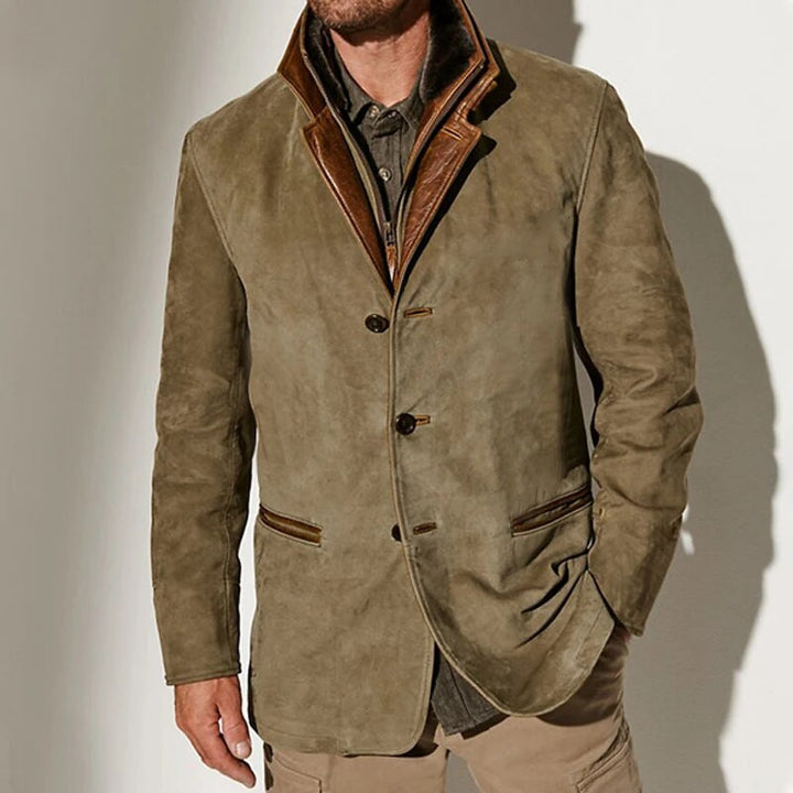 Veste Vintage Homme en Mélange de Laine
