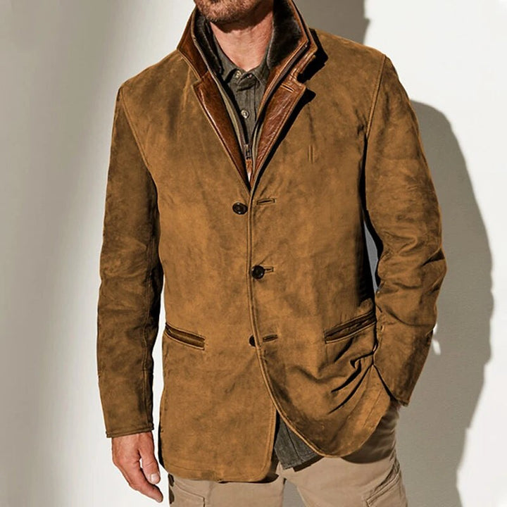 Veste Vintage Homme en Mélange de Laine