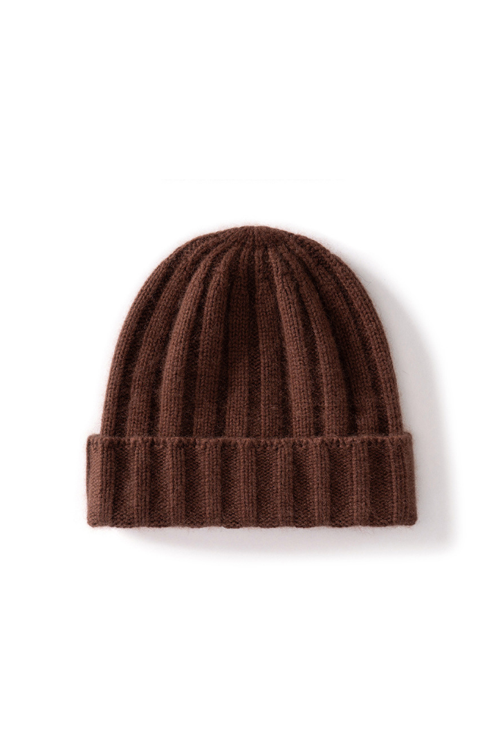 Women's Ribbed Cashmere Beanie