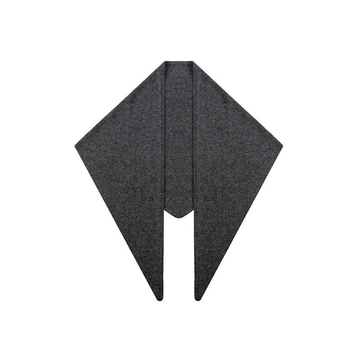 Women’s - Lambswool Triangular Scarf - Oversized Knitted Stole