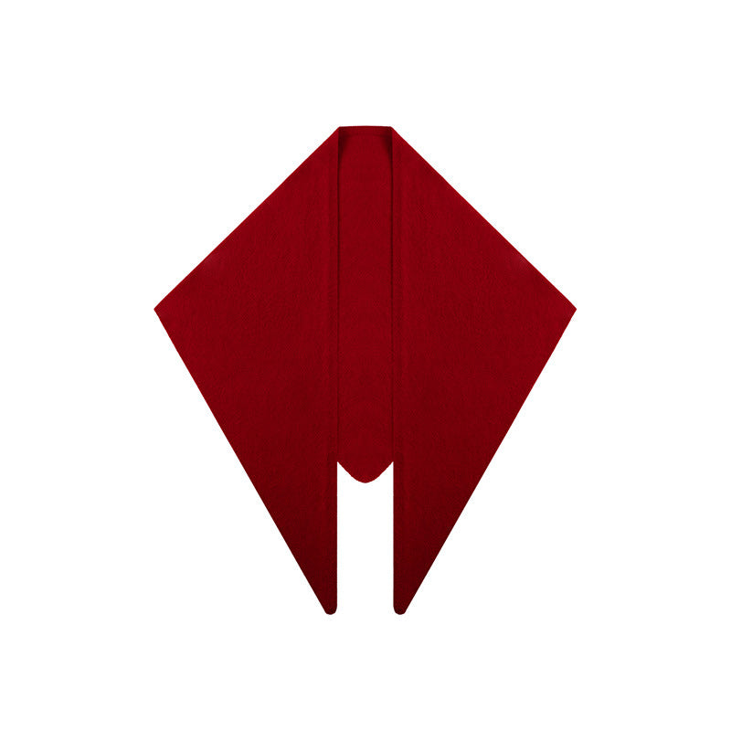 Women’s - Lambswool Triangular Scarf - Oversized Knitted Stole