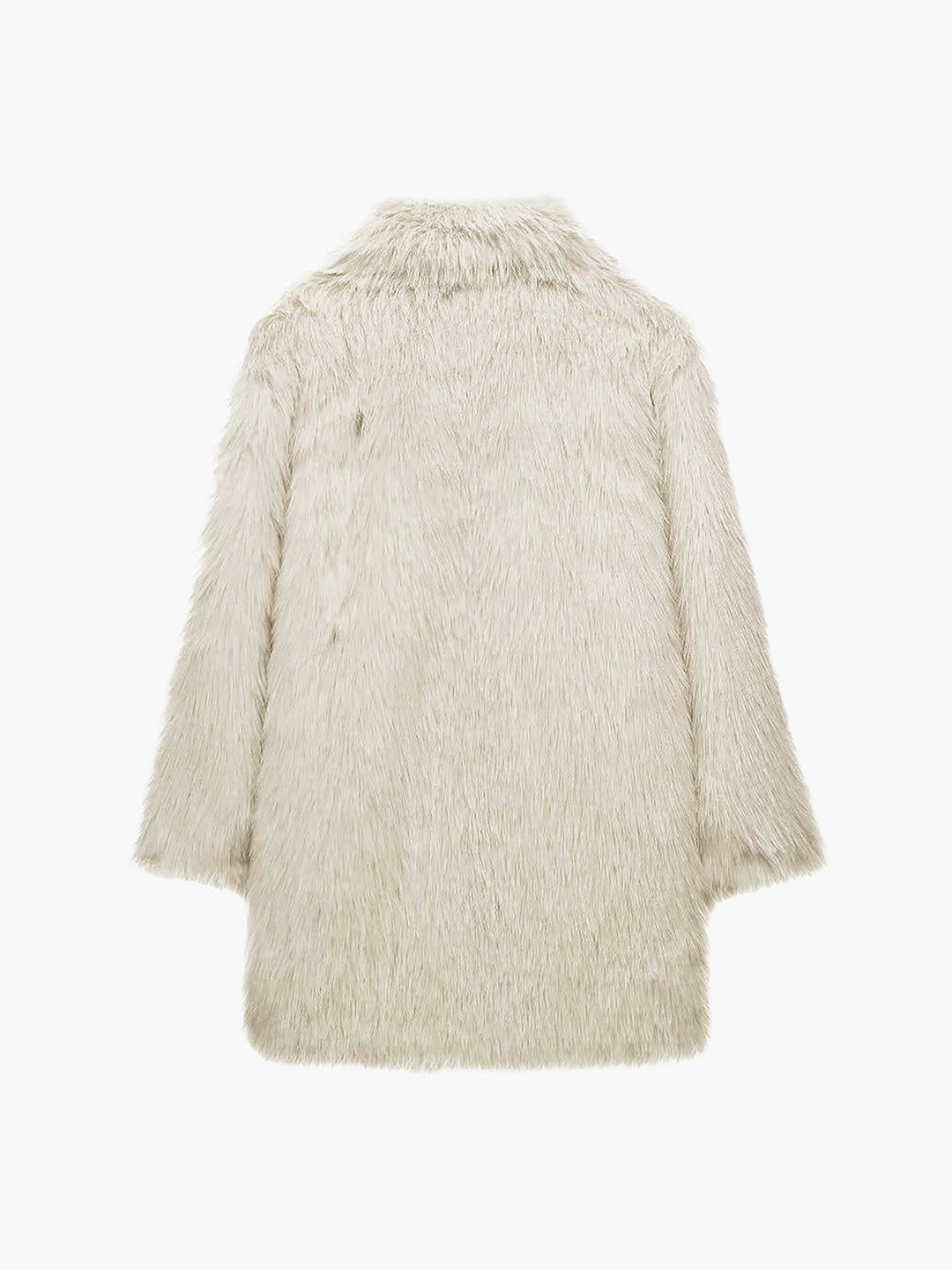 Women's Oversized Long-Pile Faux Fur Coat