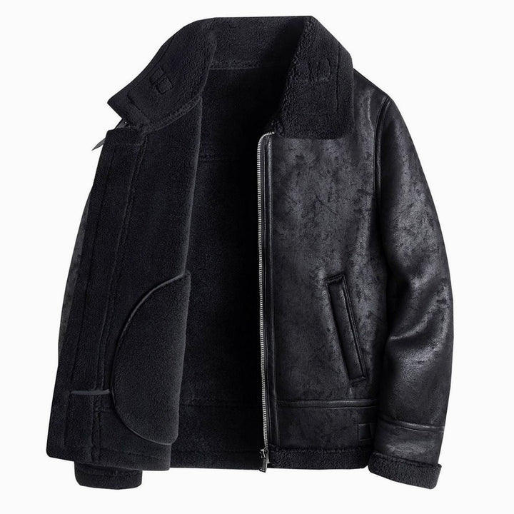 Giacca da uomo in vera pelle d'agnello