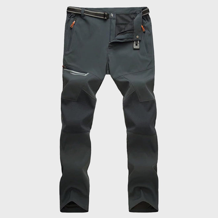 Pantalon de Randonnée Homme Déperlant Extensible Poches Zippées
