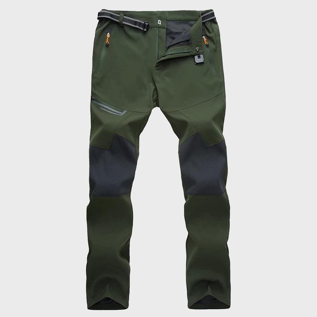 Pantalon de Randonnée Homme Déperlant Extensible Poches Zippées