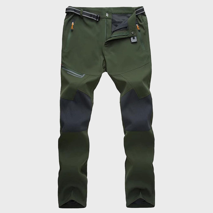 Pantalon de Randonnée Homme Déperlant Extensible Poches Zippées
