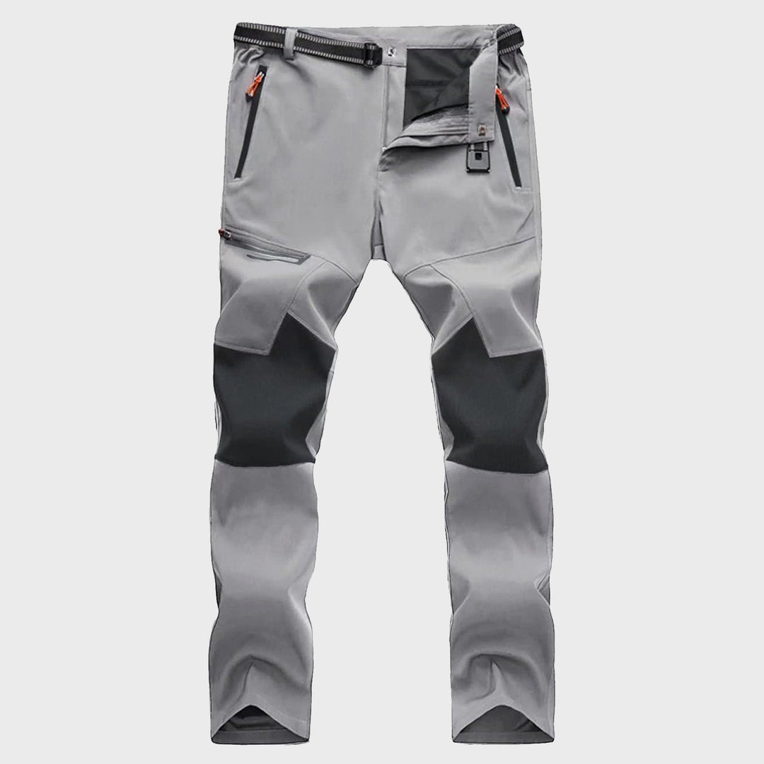 Pantalon de Randonnée Homme Déperlant Extensible Poches Zippées