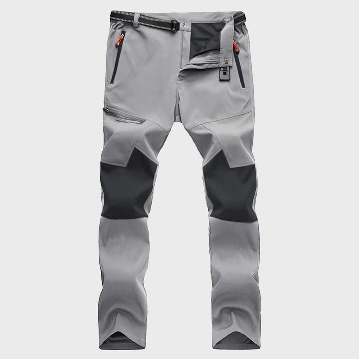 Pantalon de Randonnée Homme Déperlant Extensible Poches Zippées
