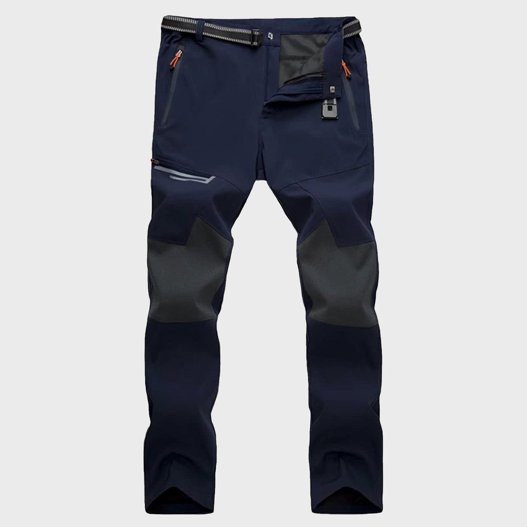 Pantalon de Randonnée Homme Déperlant Extensible Poches Zippées