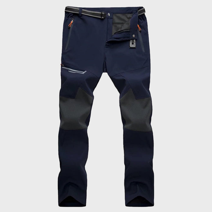 Pantalon de Randonnée Homme Déperlant Extensible Poches Zippées