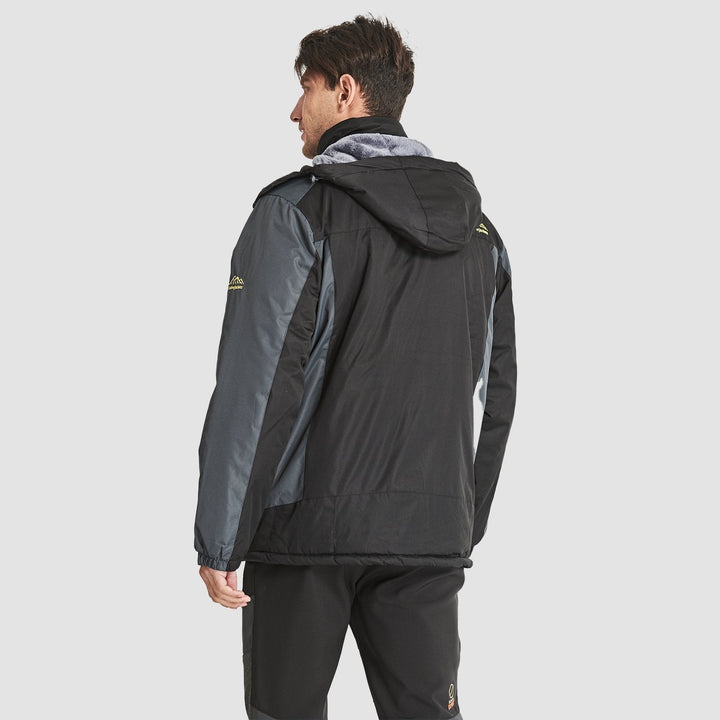 Veste de Ski Homme Doublée Polaire à Capuche