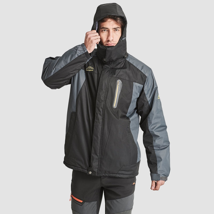 Veste de Ski Homme Doublée Polaire à Capuche