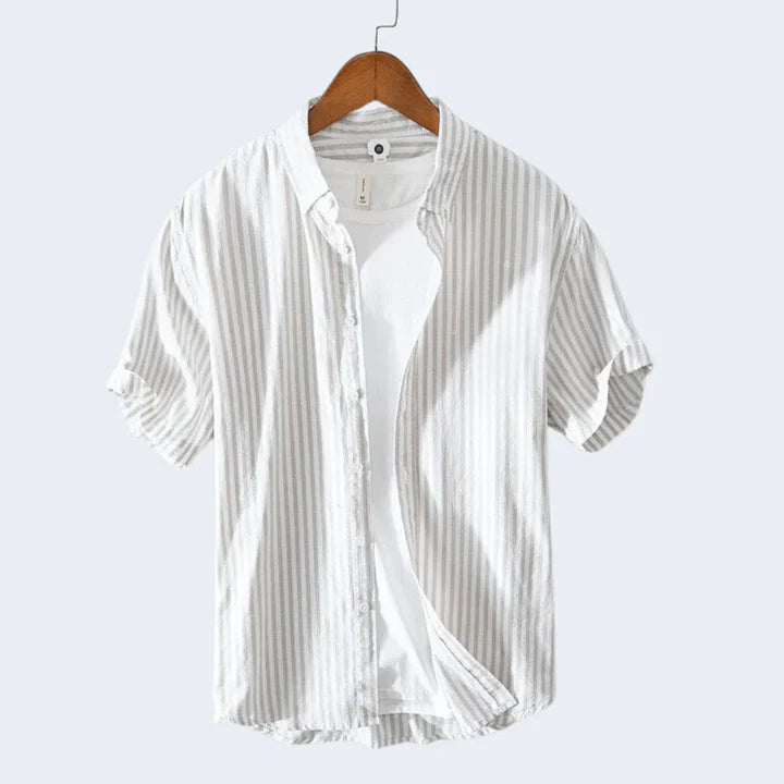 Chemise Homme à Manches Courtes avec Boutons