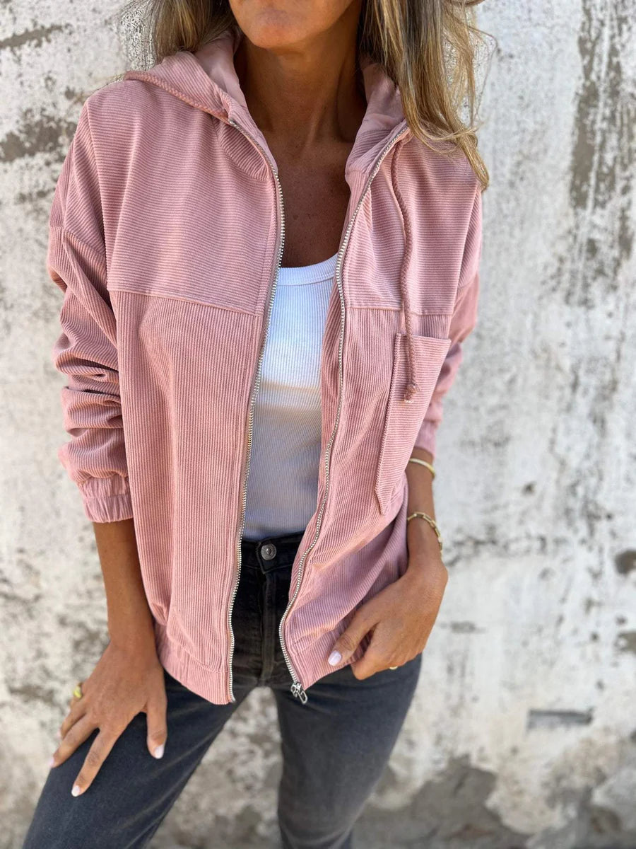 Veste À Capuche Zippée Pour Femmes | Manches Longues
