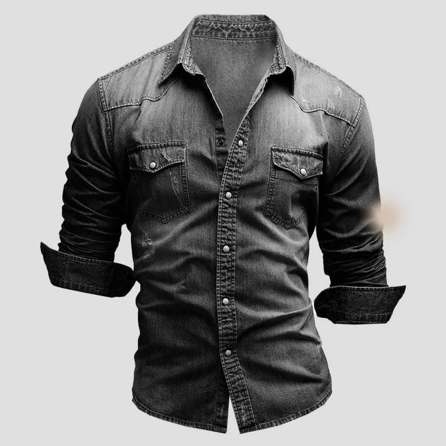 Basile | Chemise pour Homme | Manches Longues, Boutonnée & Décontractée