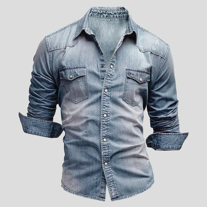 Basile | Chemise pour Homme | Manches Longues, Boutonnée & Décontractée