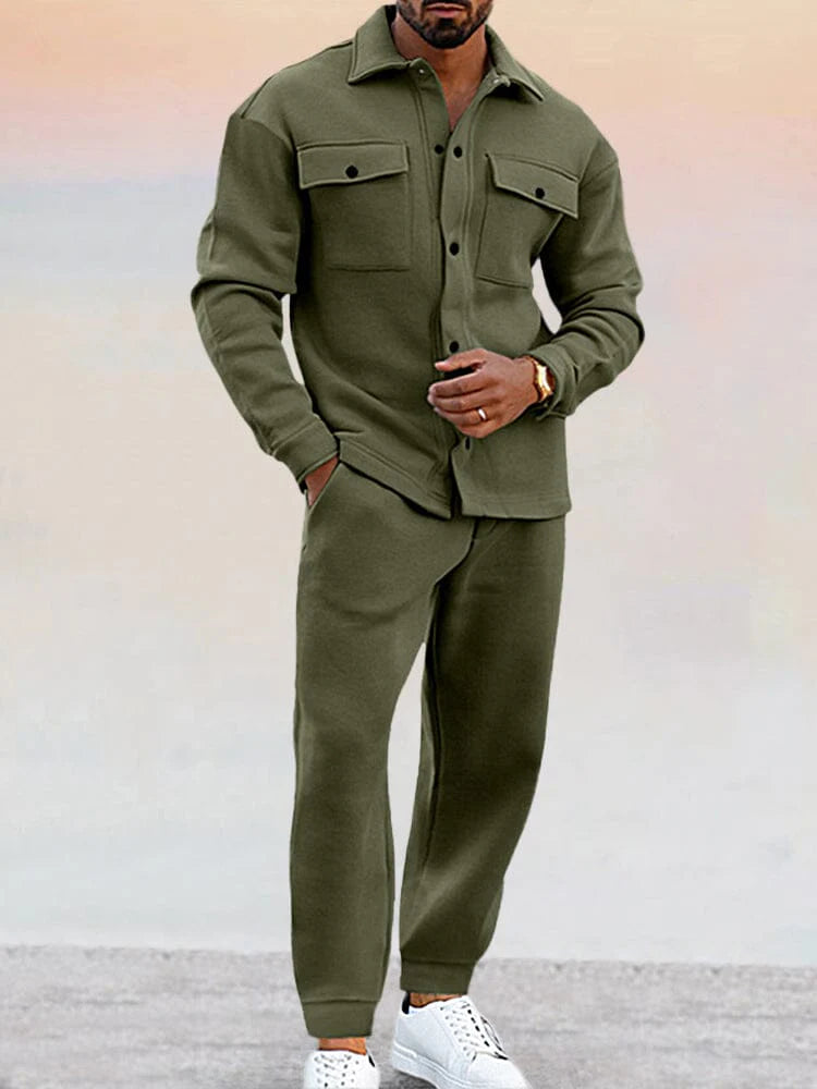 Ensemble Deux Pièces Décontracté Pour Hommes | Confortable