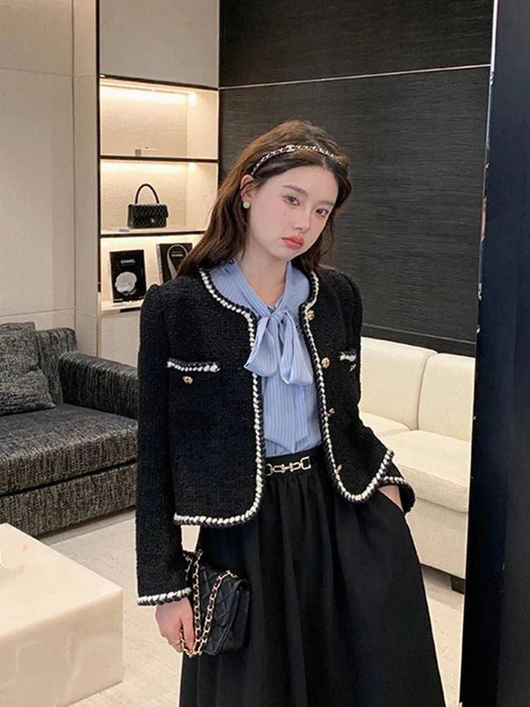 Capucine | Veste pour Femme | Courte Vintage, Boutonnée & Rétro