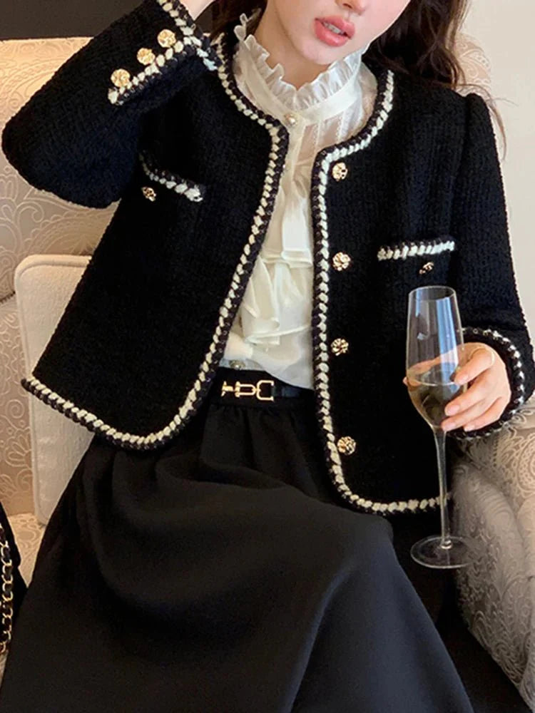 Capucine | Veste pour Femme | Courte Vintage, Boutonnée & Rétro