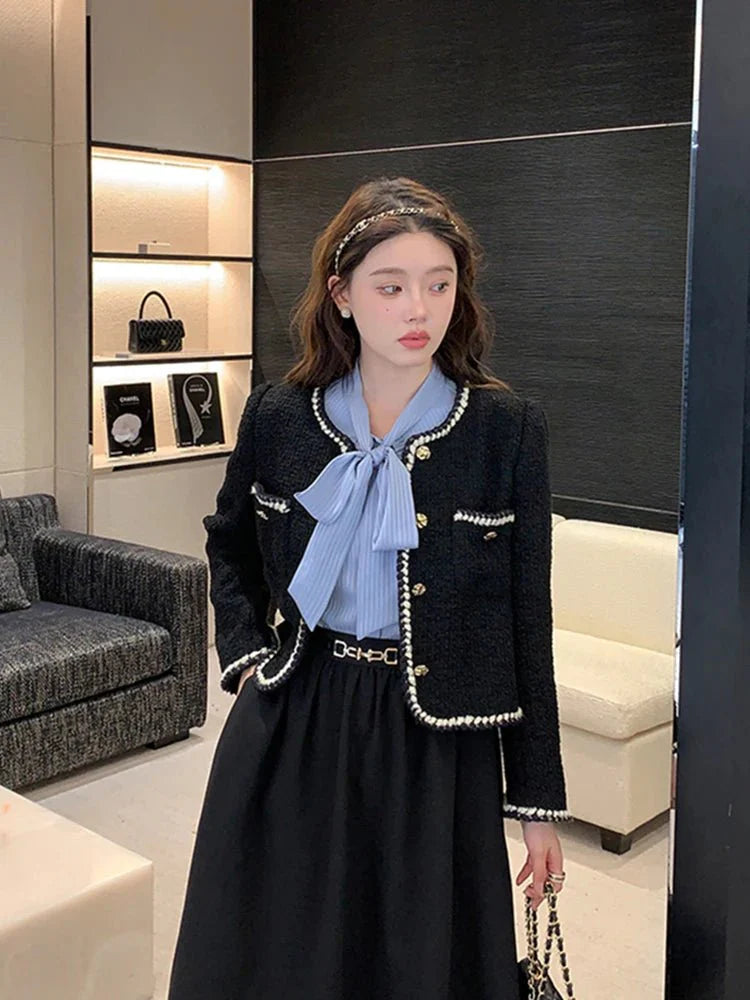 Capucine | Veste pour Femme | Courte Vintage, Boutonnée & Rétro