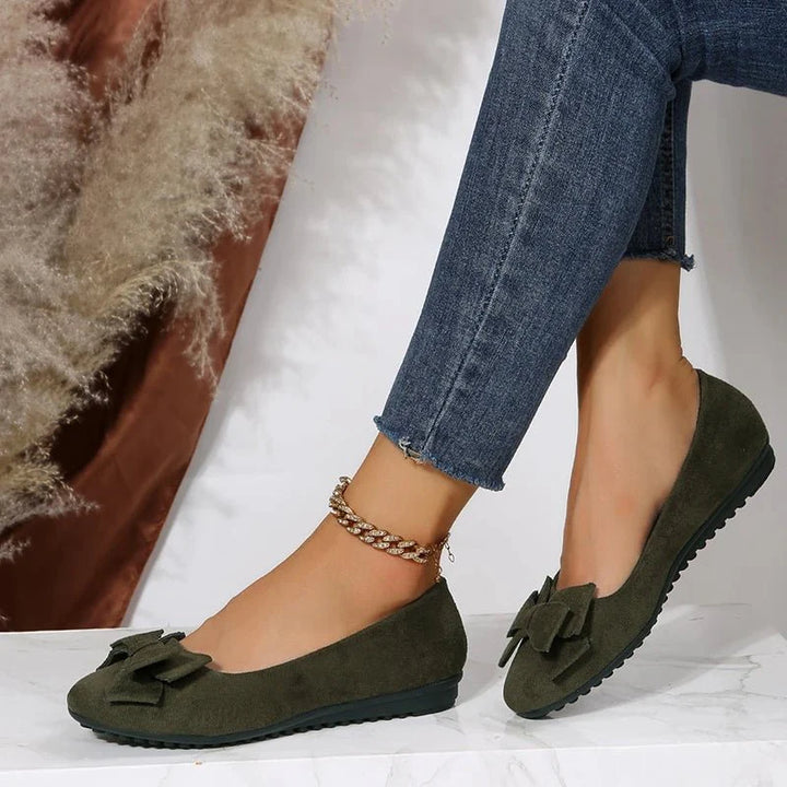 Chaussures Plates À Nœuds Pour Femmes | Confortable