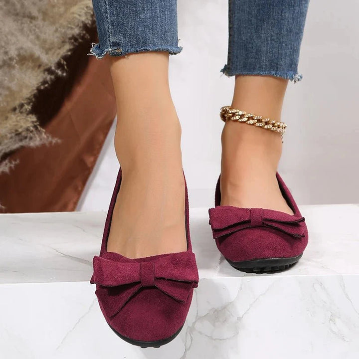Chaussures Plates À Nœuds Pour Femmes | Confortable