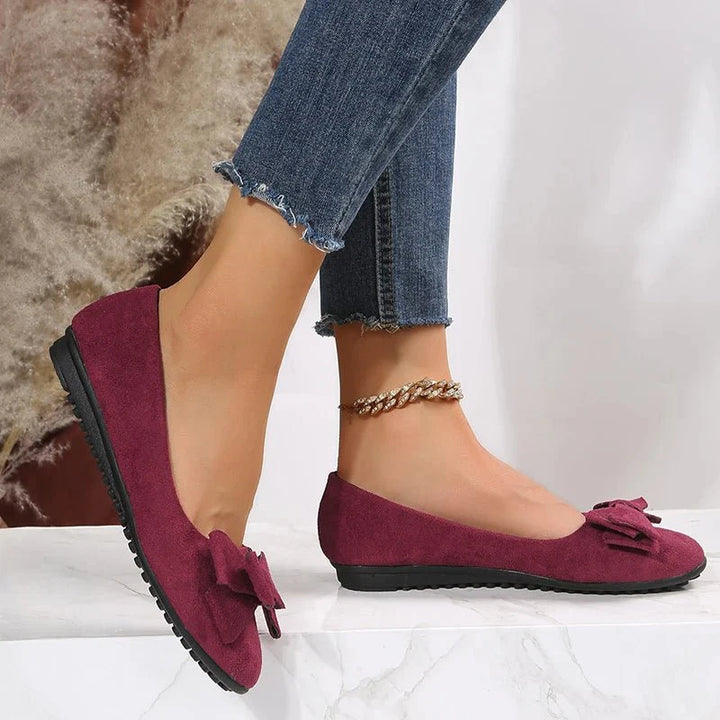 Chaussures Plates À Nœuds Pour Femmes | Confortable