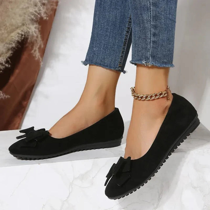 Chaussures Plates À Nœuds Pour Femmes | Confortable