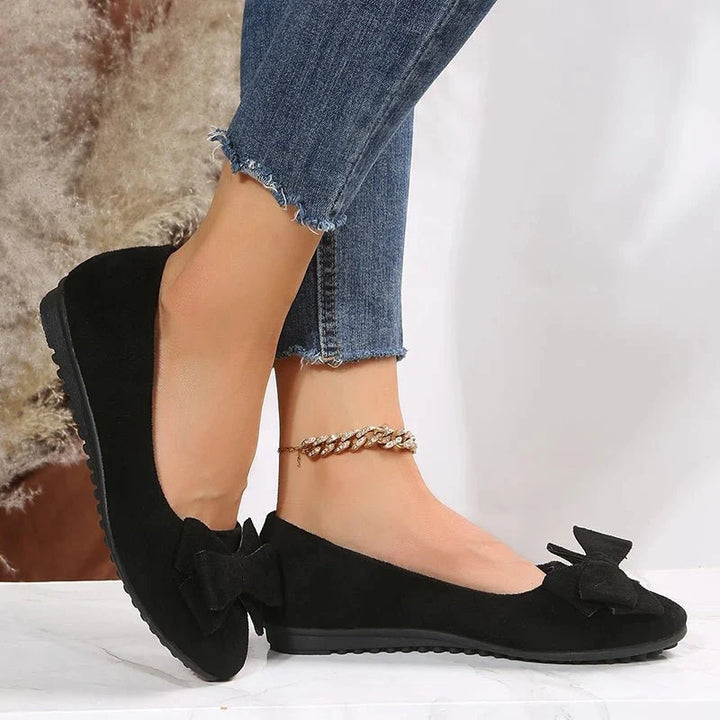 Chaussures Plates À Nœuds Pour Femmes | Confortable